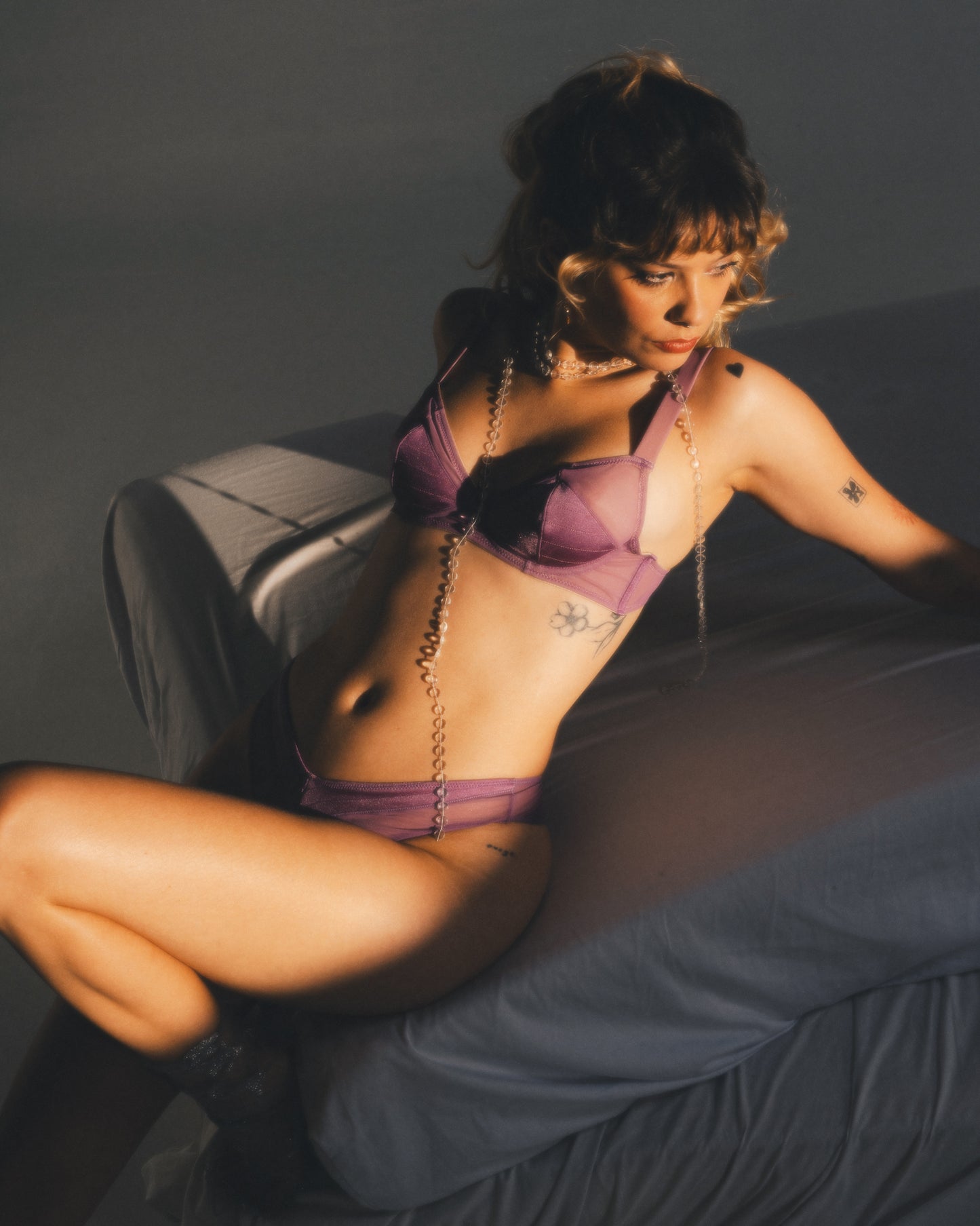 Ave Lingerie Madonna Set is inspired in Madonna's iconic cone bra, without the uncomfortable rigid structure, and a design that provides not only support, but a classy and graceful.